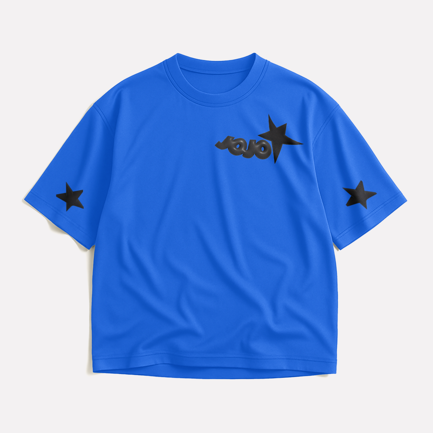 Blue oversized tee